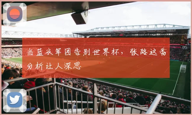 当蓝衣军团告别世界杯，张路这番分析让人深思